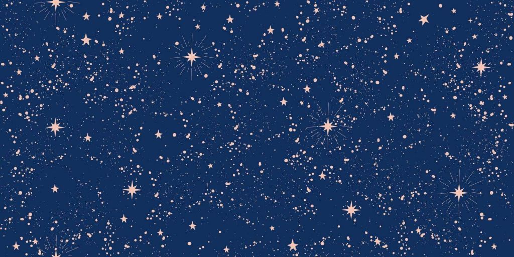 Funkelnde Nacht voller Sterne