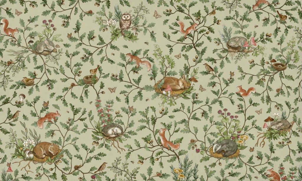 Playful Woods - Green