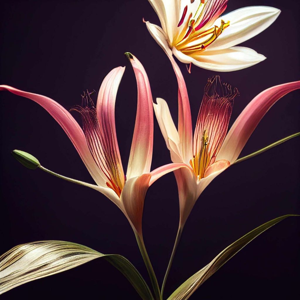 Makro Asiatische Lilienblume