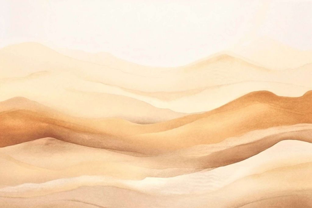 Ruhe der Wüstenwellen