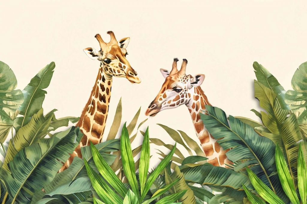 Exotische Wildtiere Giraffen-Paradies