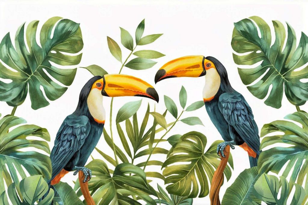 Tropisches Dschungel-Tukan-Abenteuer