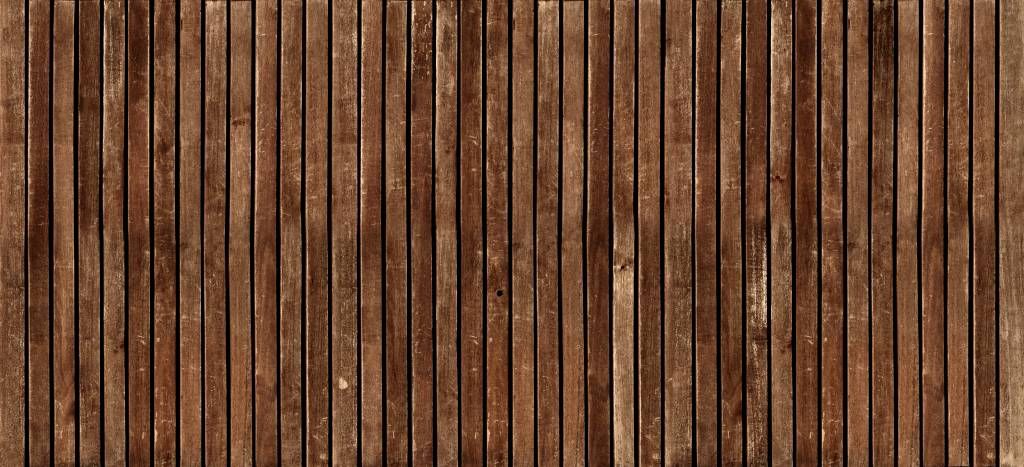 Holz Tapete  - Dunkle Bretter vertikal - Flur