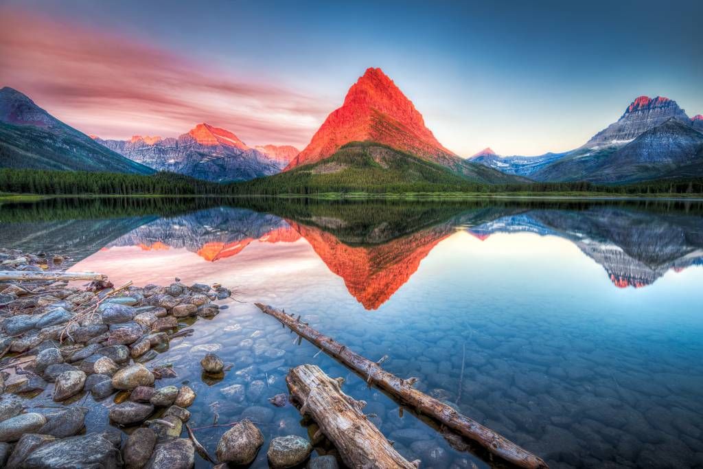 Seen und Gewässer - Rote Bergspitze - Flur