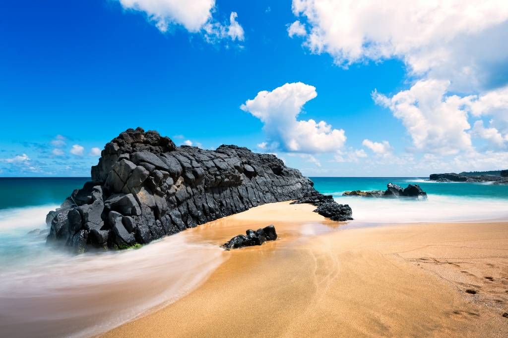 Strand Tapete - Strand auf Hawaii - Wohnzimmer