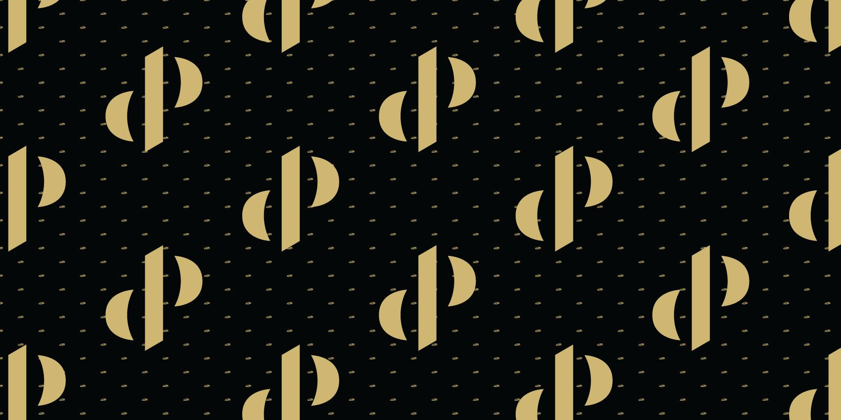 Pattern Dutch Performante - Logo, schwarz mit gold