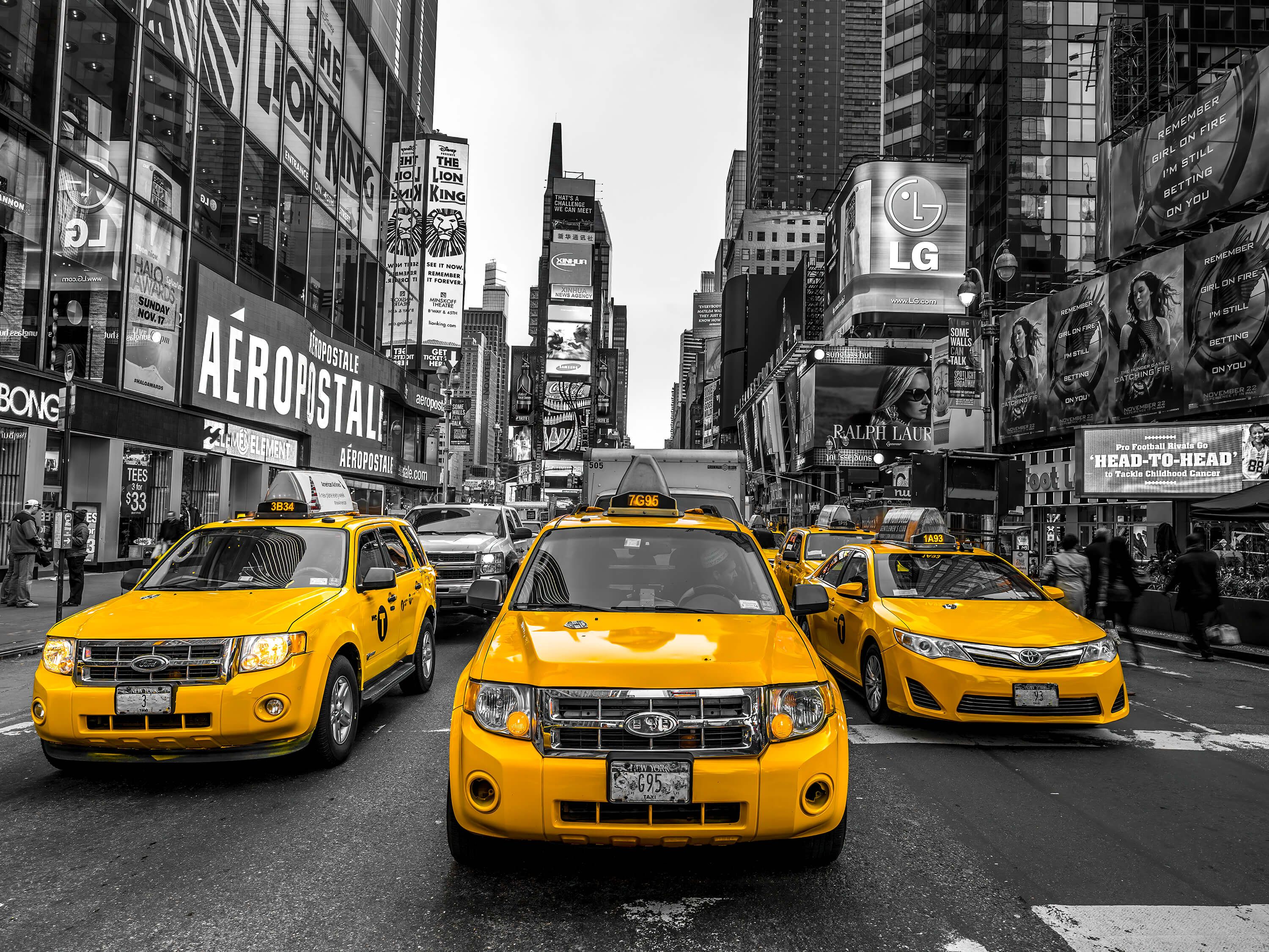  Taxi auf dem Broadway