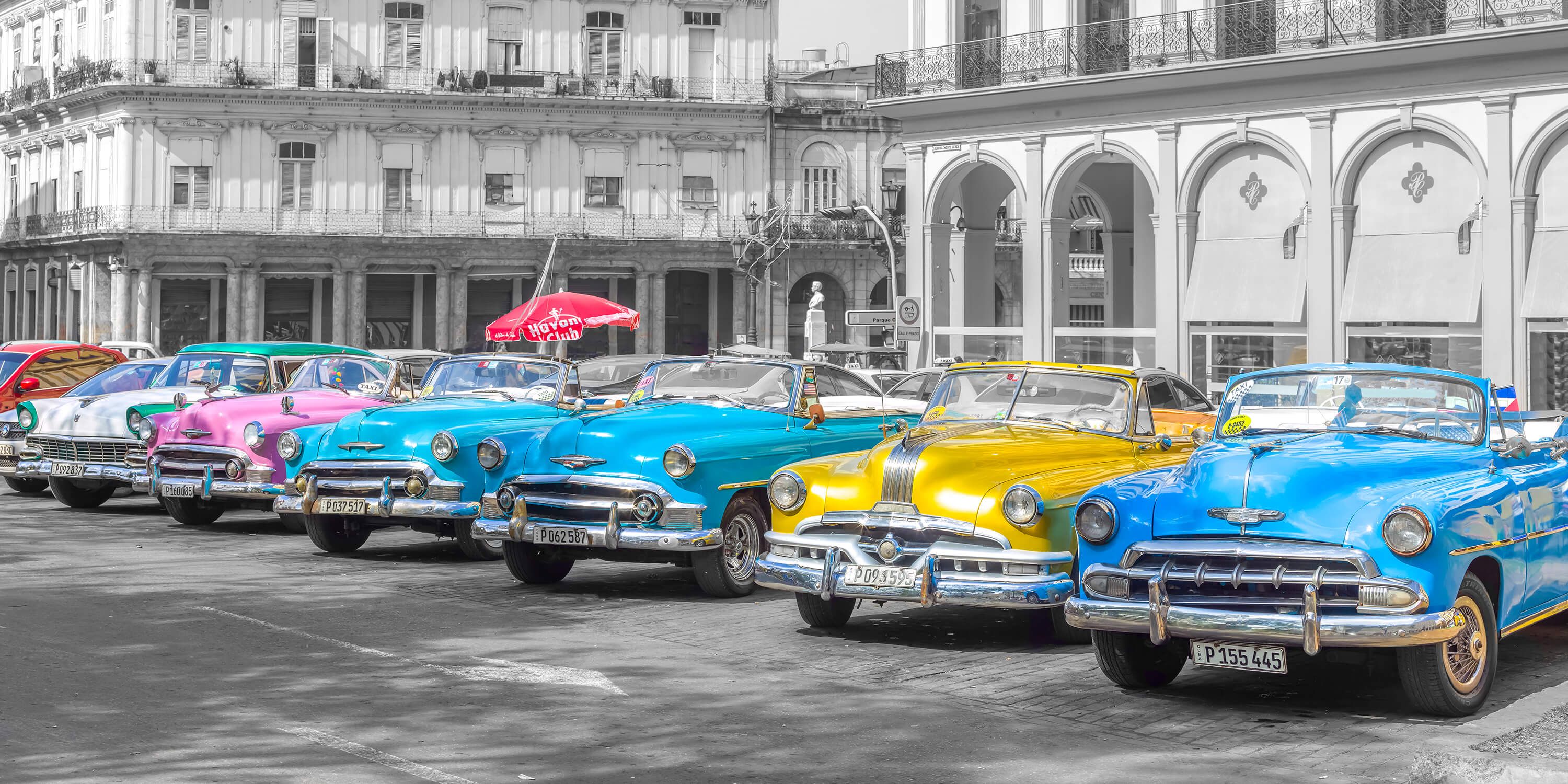  Traditionelle kubanische Autos