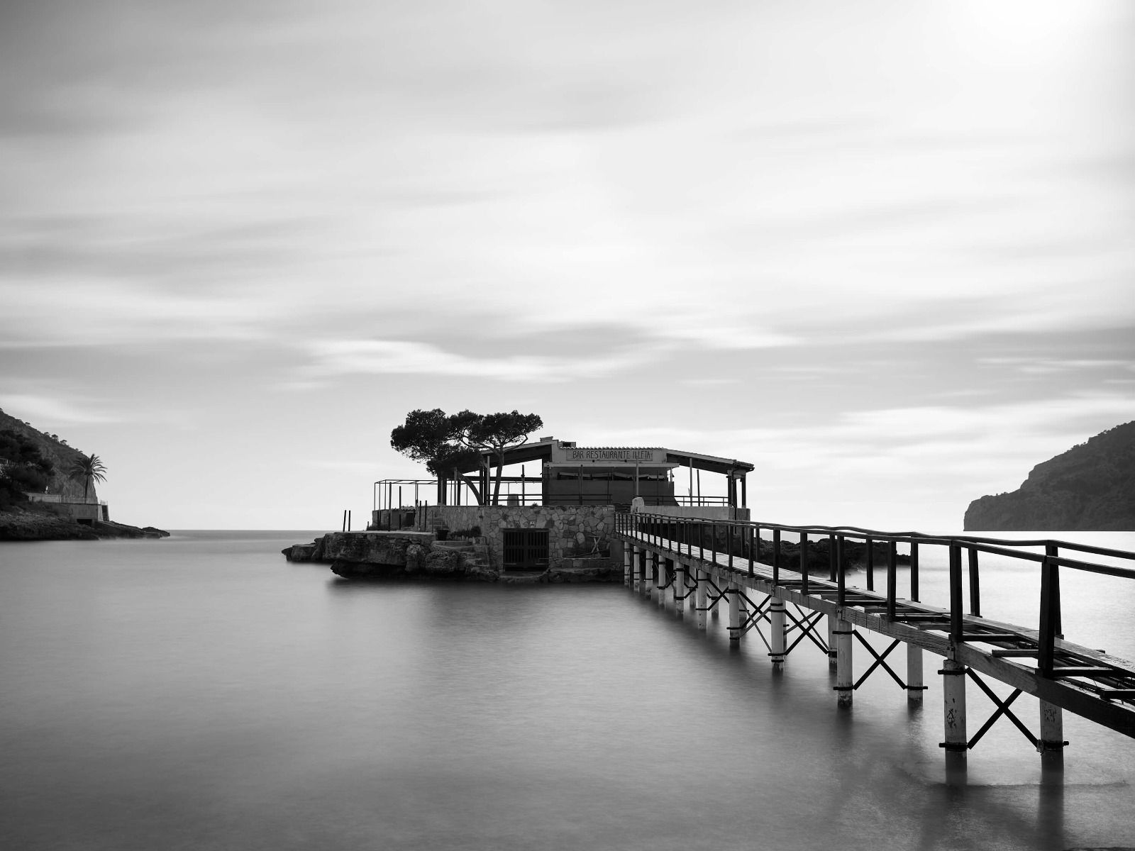 Gerüst zur Insel