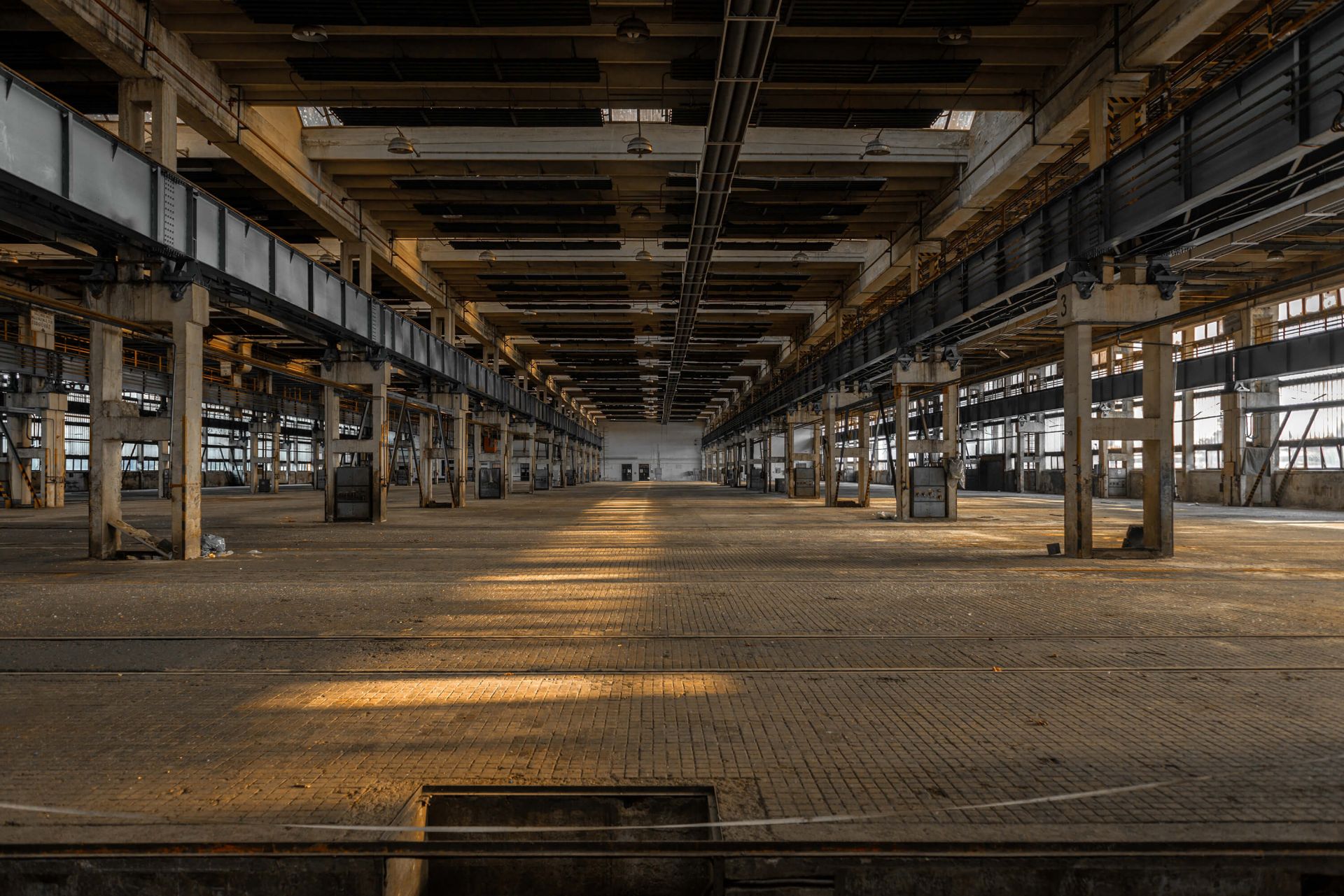 Alte verlassene Garage
