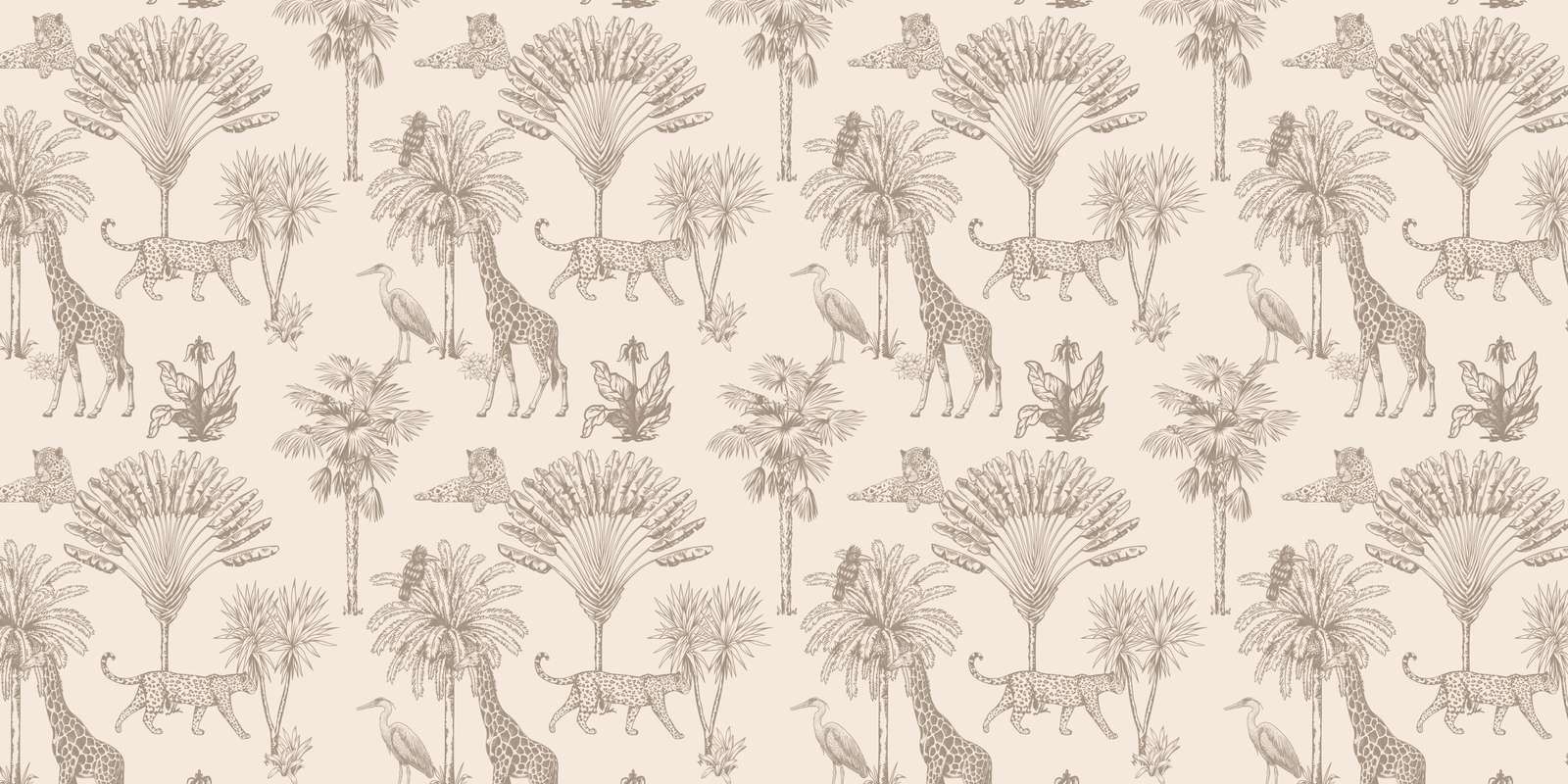 Safari-Dschungel beige