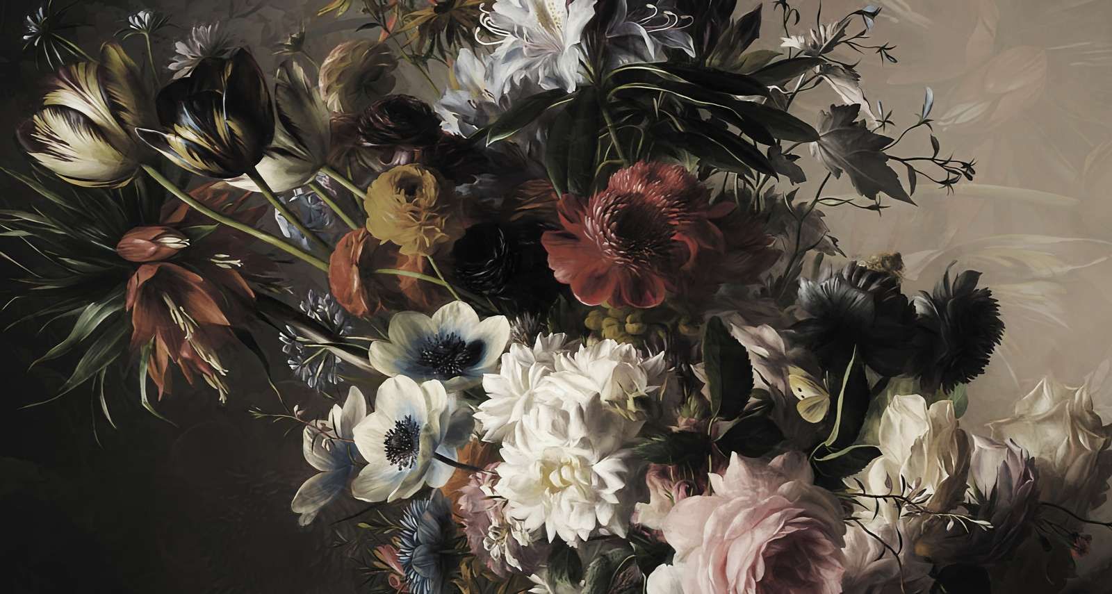 Großer Strauß mit Anemonen