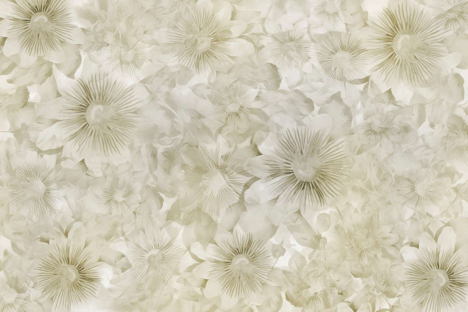 Botanische Aquarell-Eleganz Warmes Sand