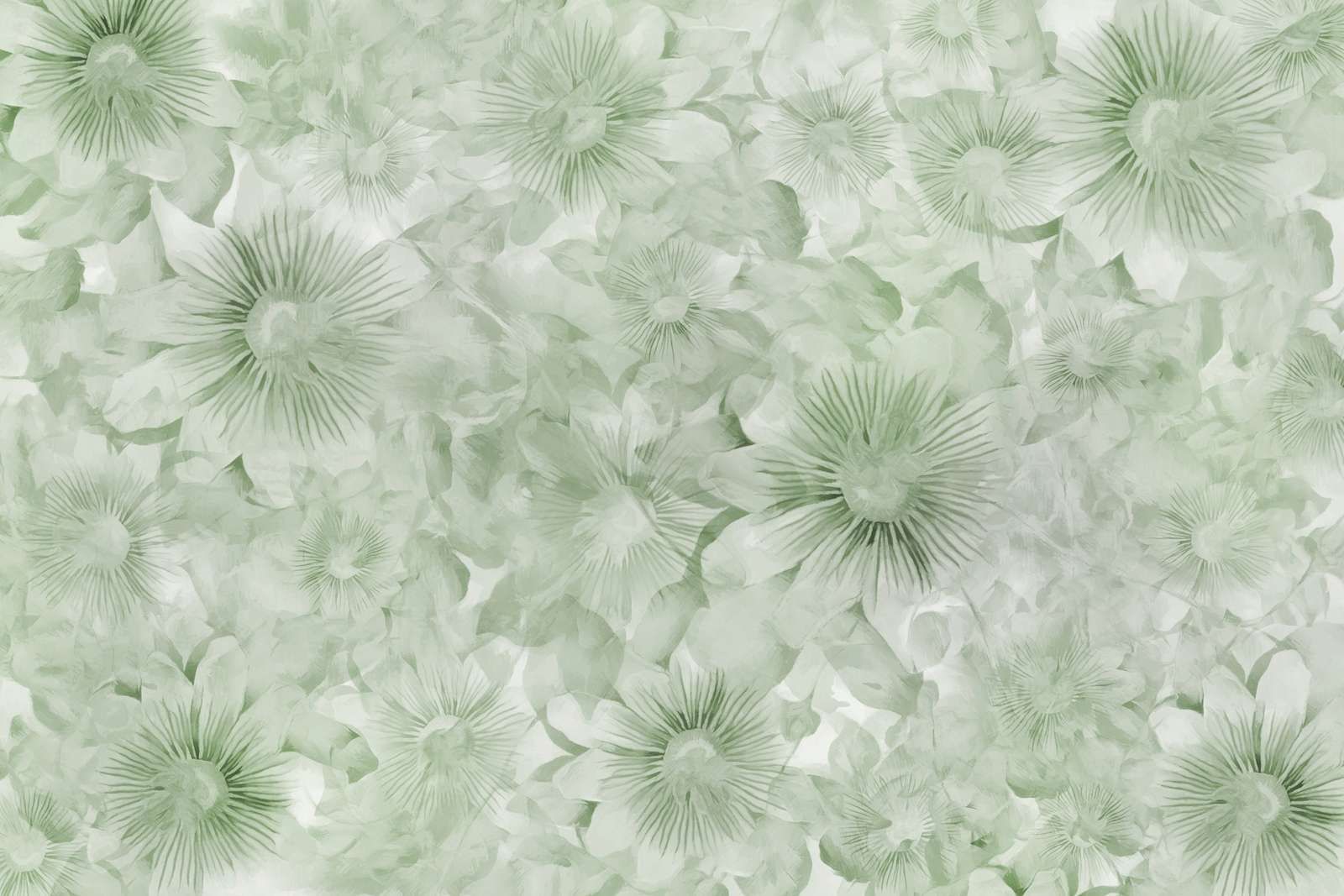 Botanische Aquarell-Eleganz Feldgrün