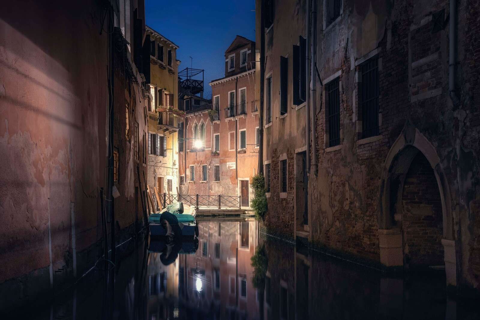 Stille Gracht von Venedig