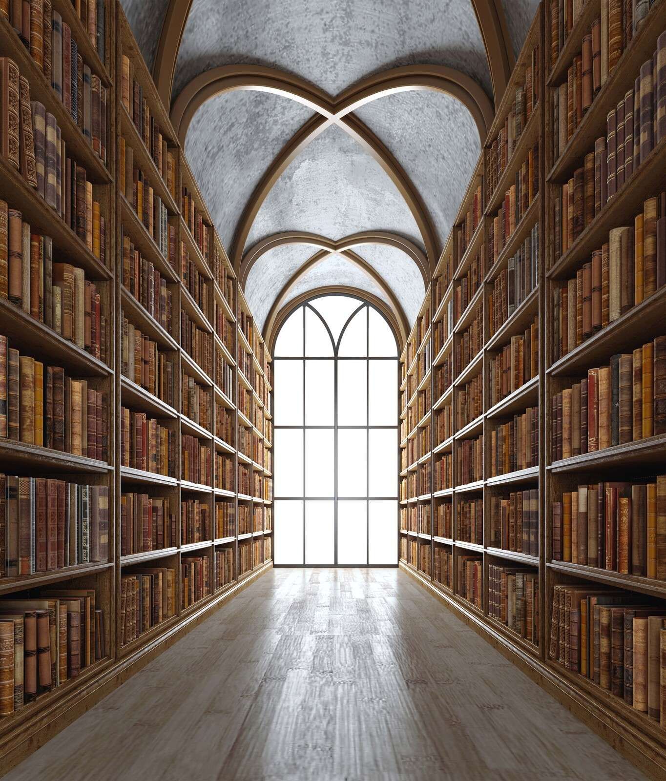 Mittelalterliche Bibliotheksaal
