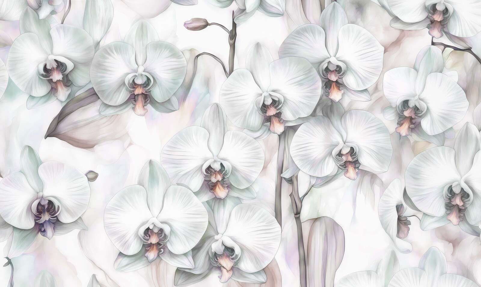 Orchideenparadies Dunkelgrün