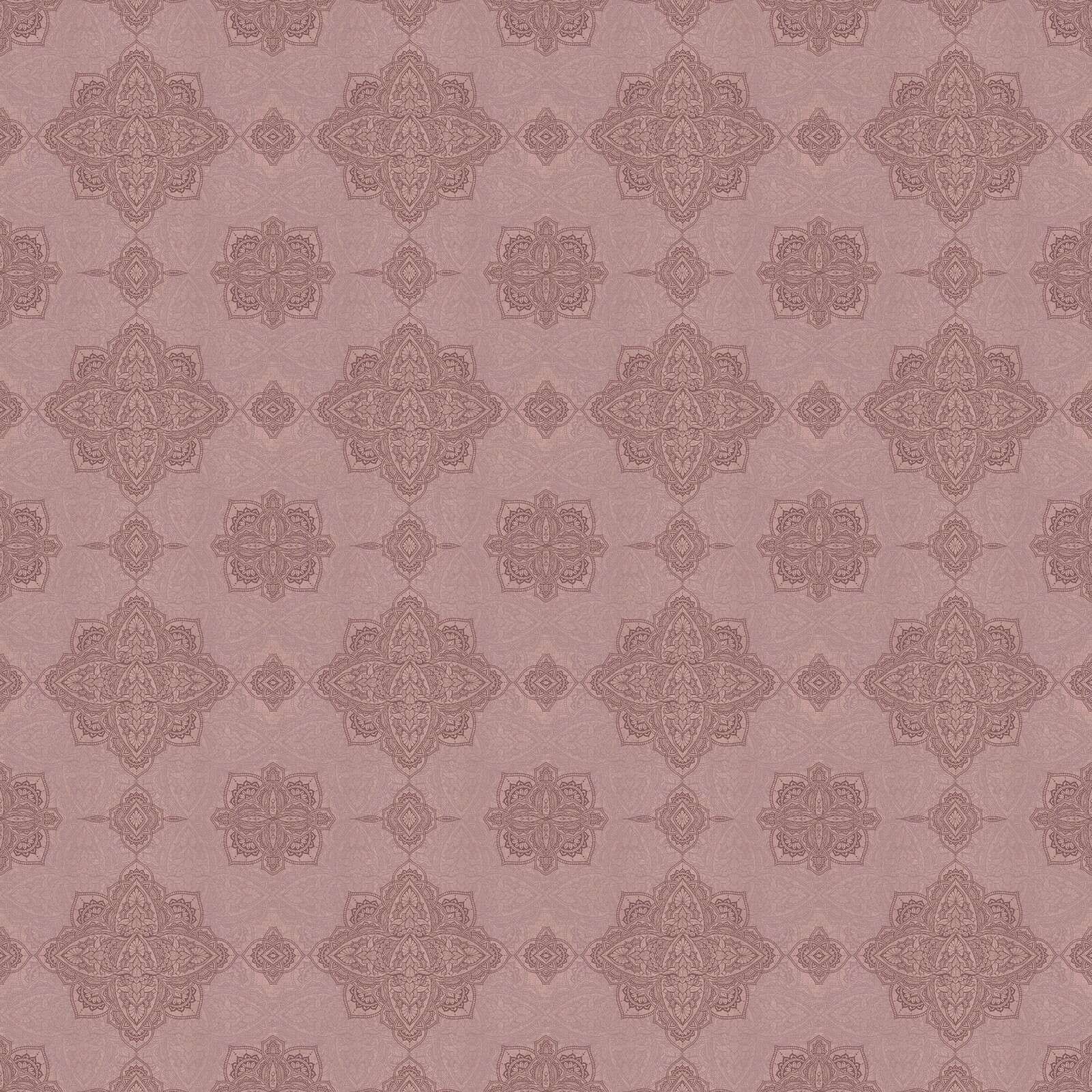 Mauve orientalisches Medaillonmuster