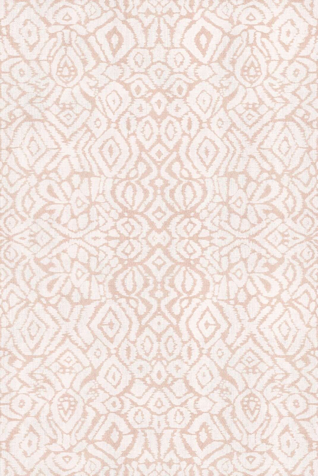 Weiches Pfirsich-Ikat-Ornamentmuster