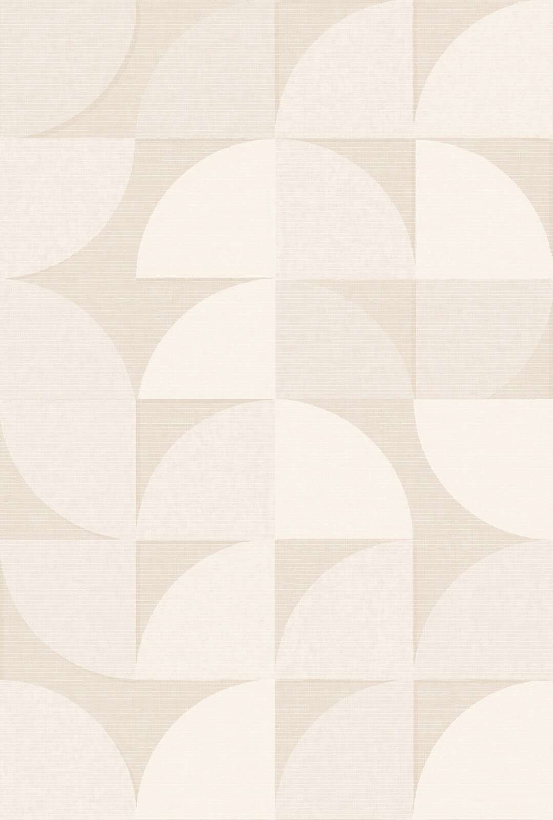 Sanfte geometrische Bögen in Beige
