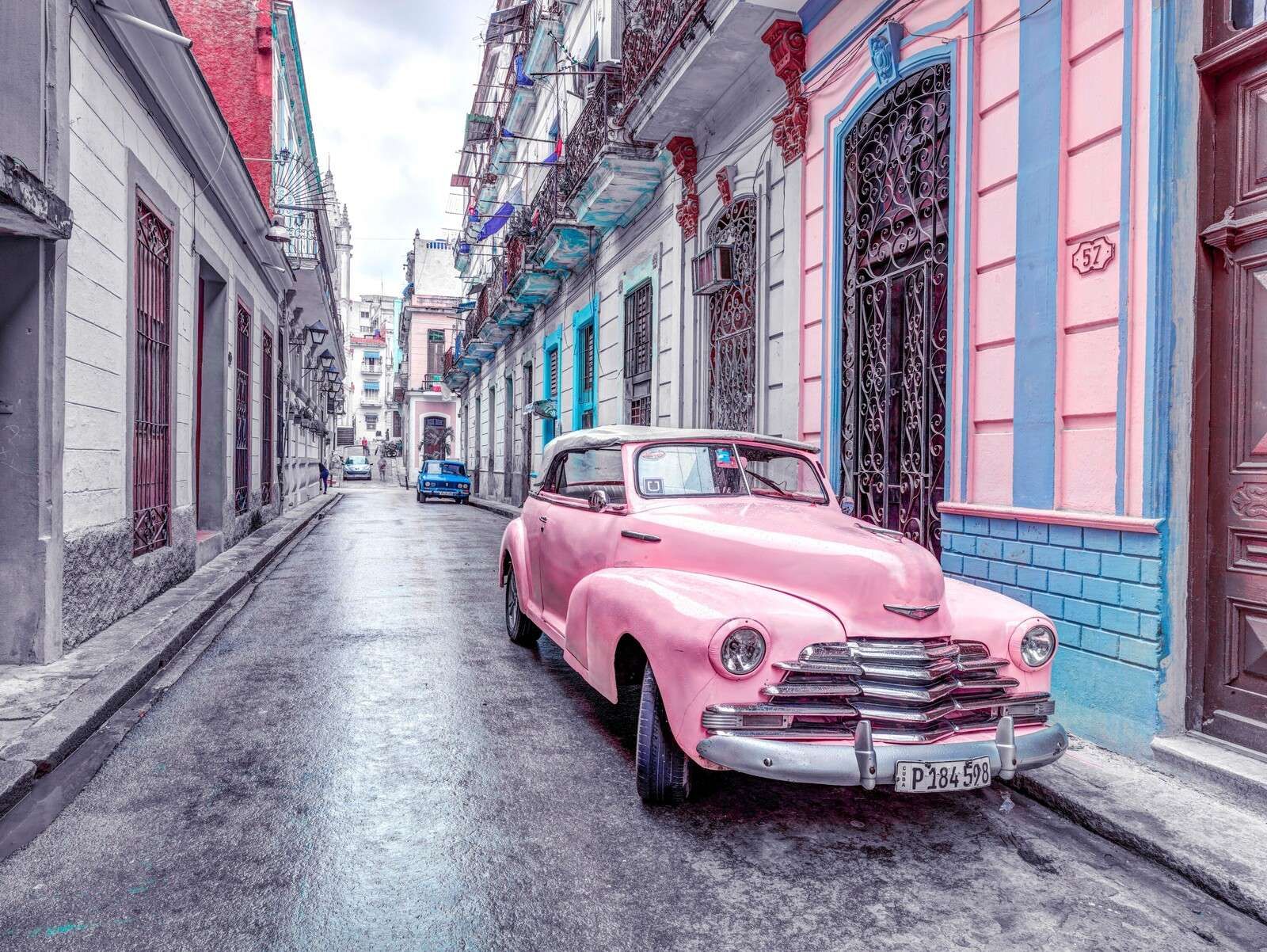 Oldtimer auf der Straße von Havanna, Kuba