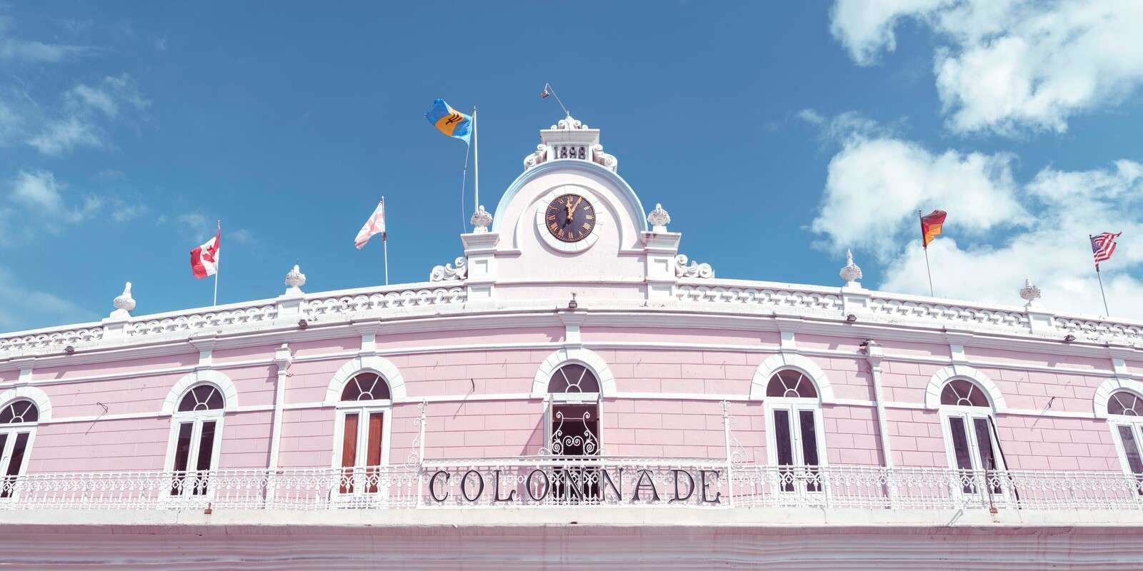 Säulengebäude in Barbados