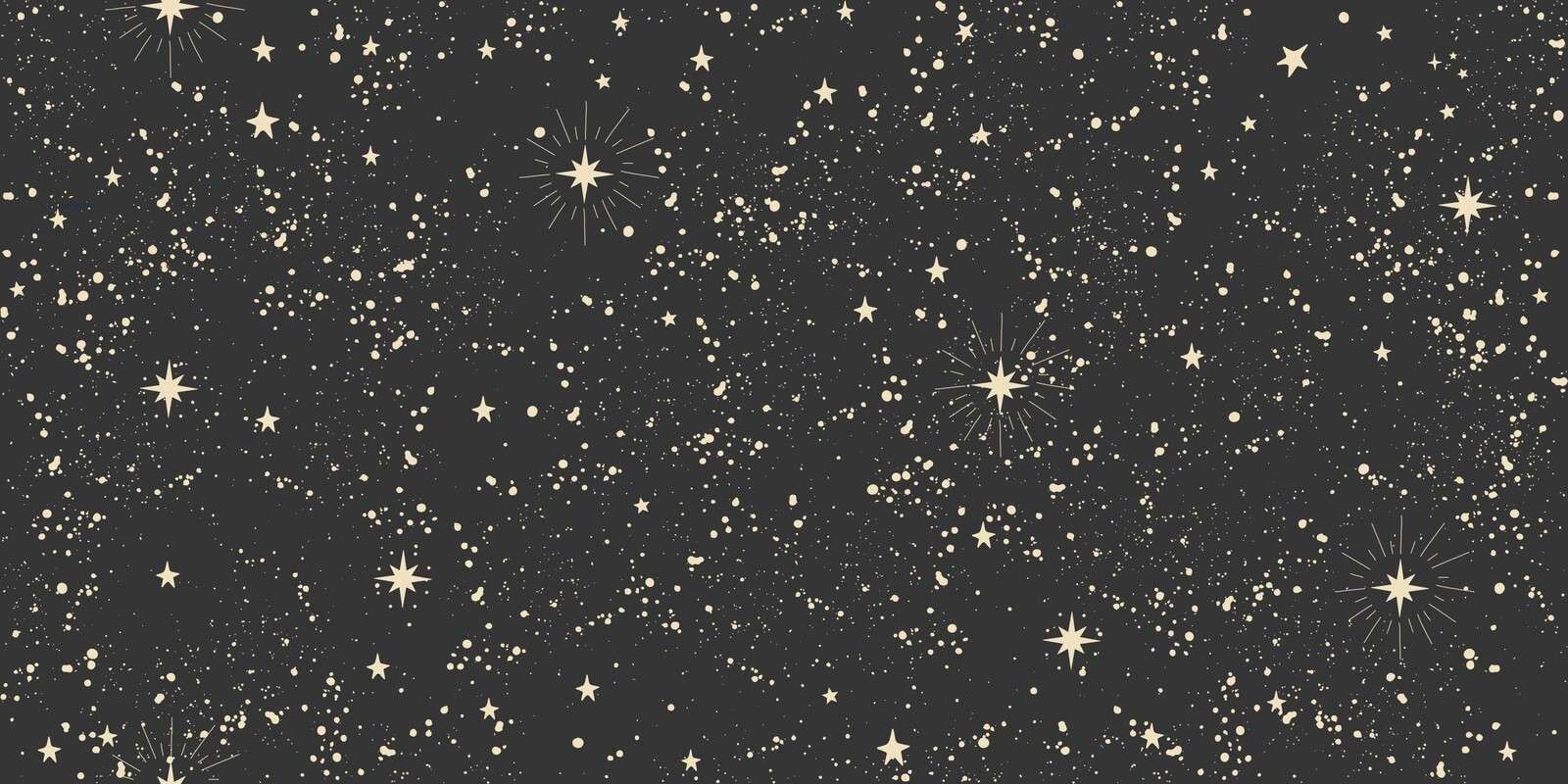 Goldene Sterne im Nachtlicht