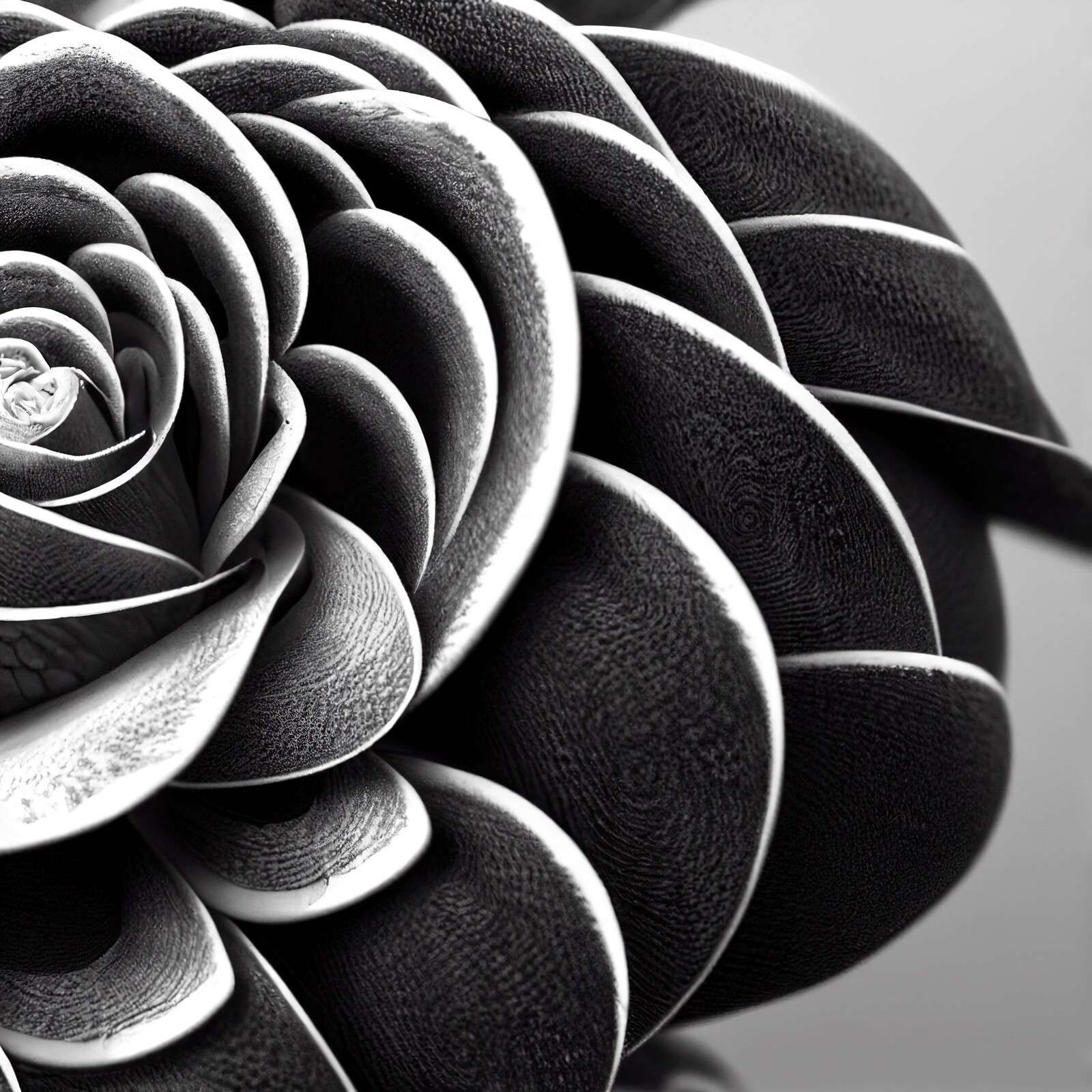 Makro Schwarze Rosenblume