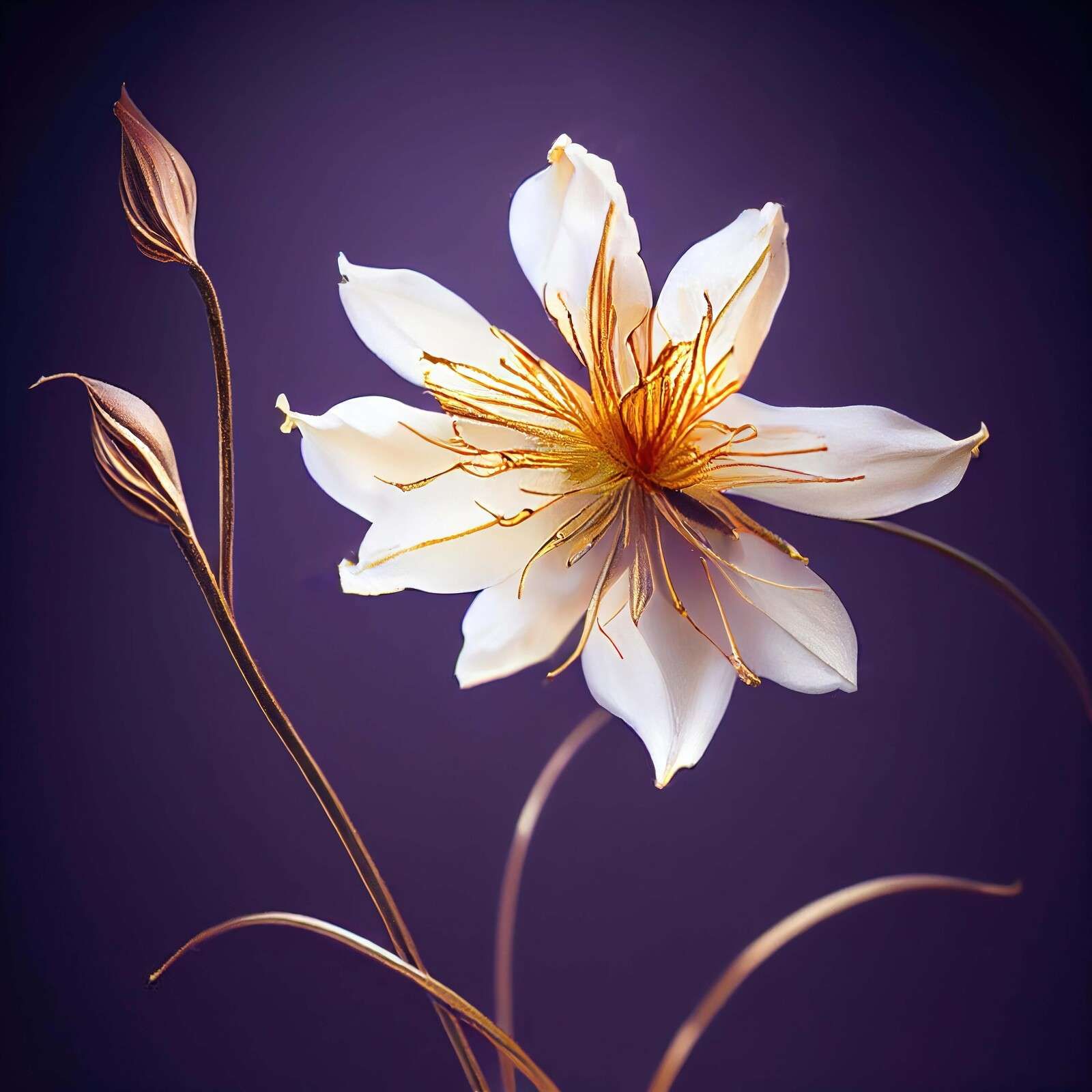 Makro Akelei Blume