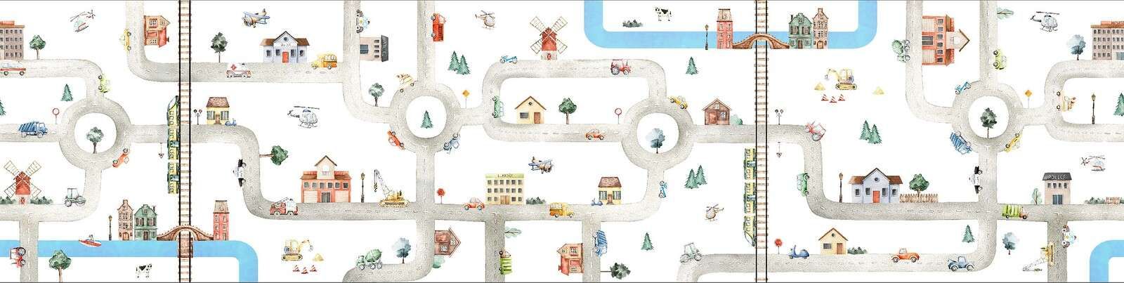 Stadt der Fahrzeuge - Panorama