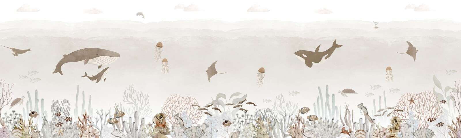 Sensationell Meeresbraun - Panorama