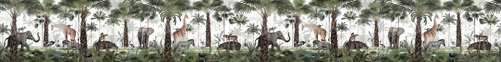 Tierreich - Panorama-Doppelseite