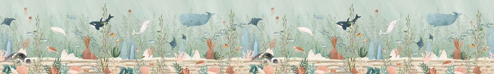 Kelpwald - Panorama-Doppelseite