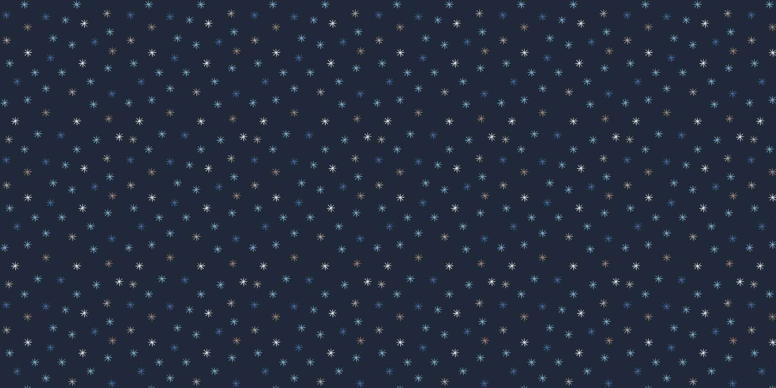 Funkelnde Sternennacht in Blau