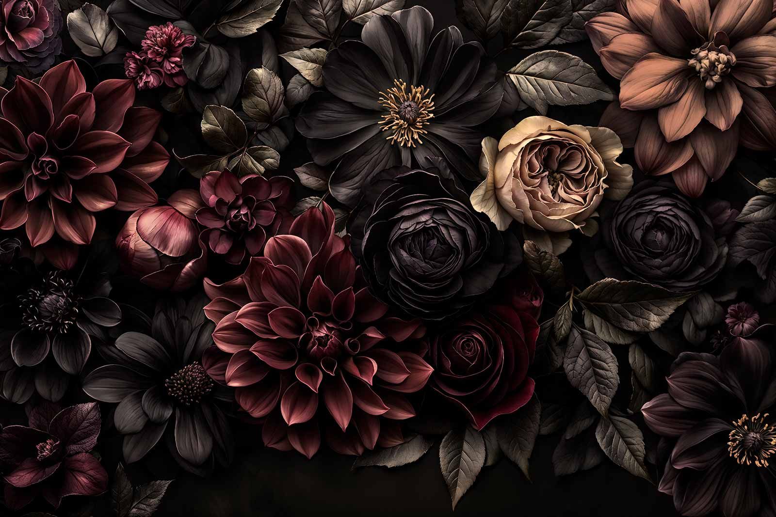 Nächtliche Botanika düstere barocke Blumen