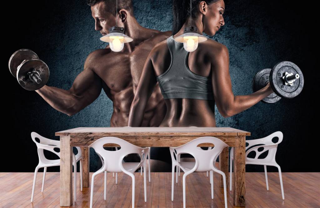 Fitness - Muskulöses Paar - Hobbyzimmer 7