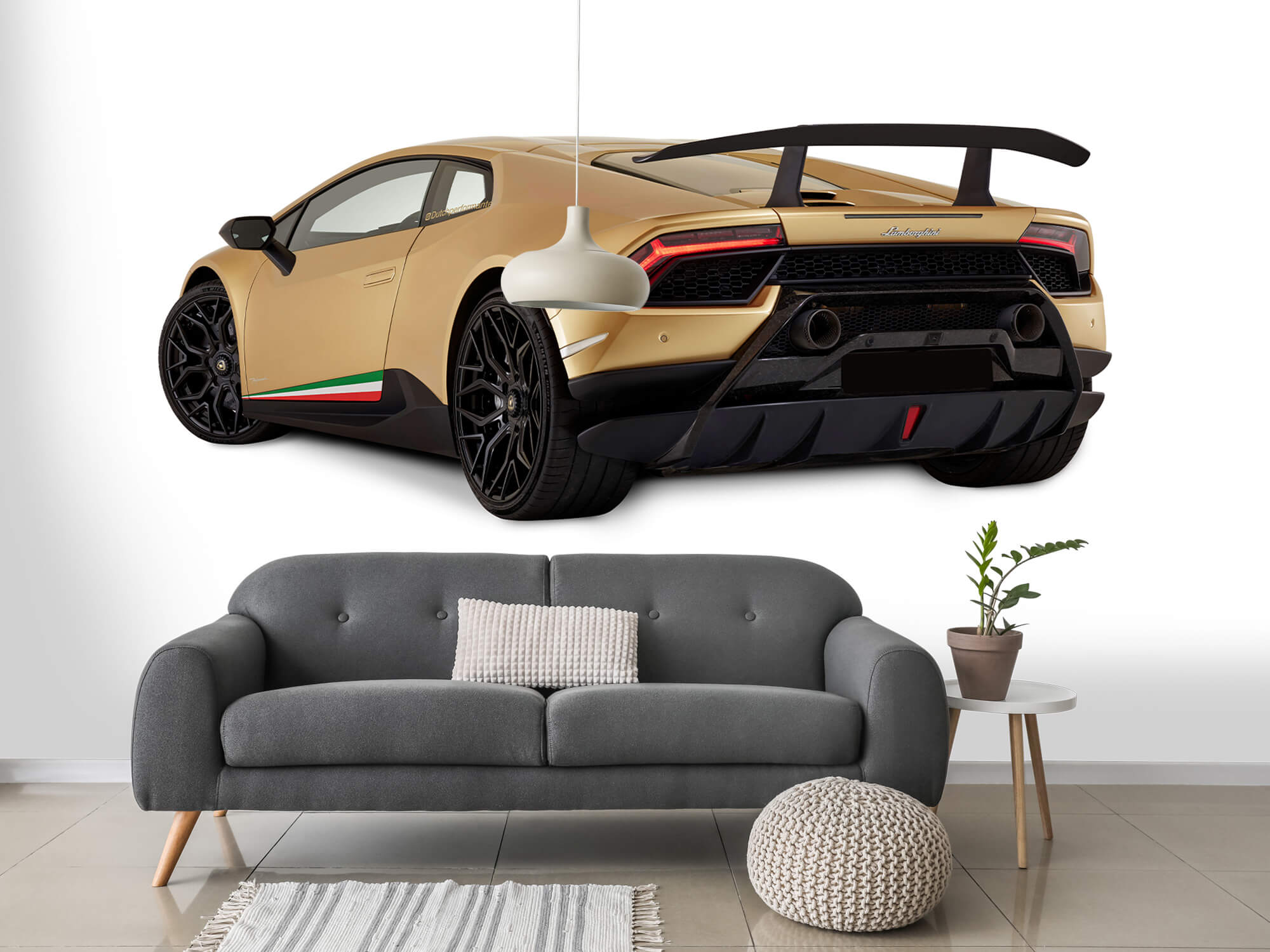 Wallpaper Lamborghini Huracán - Linke hintere Seite, weiß 15