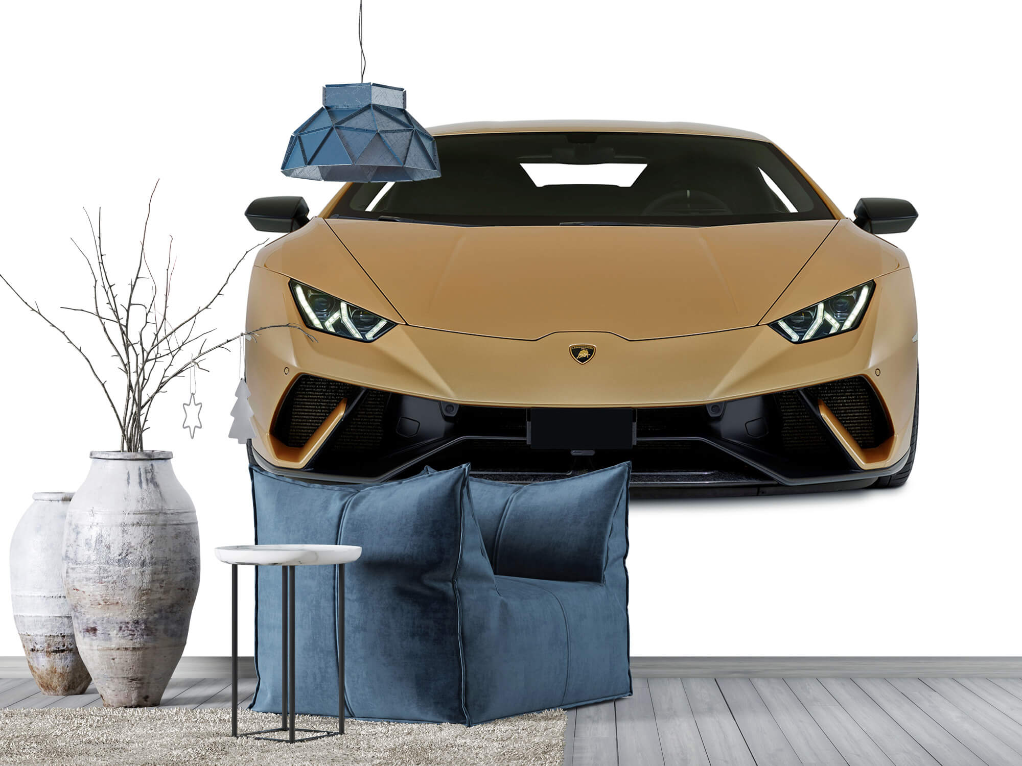 Wallpaper Lamborghini Huracán - Front, weiß 5