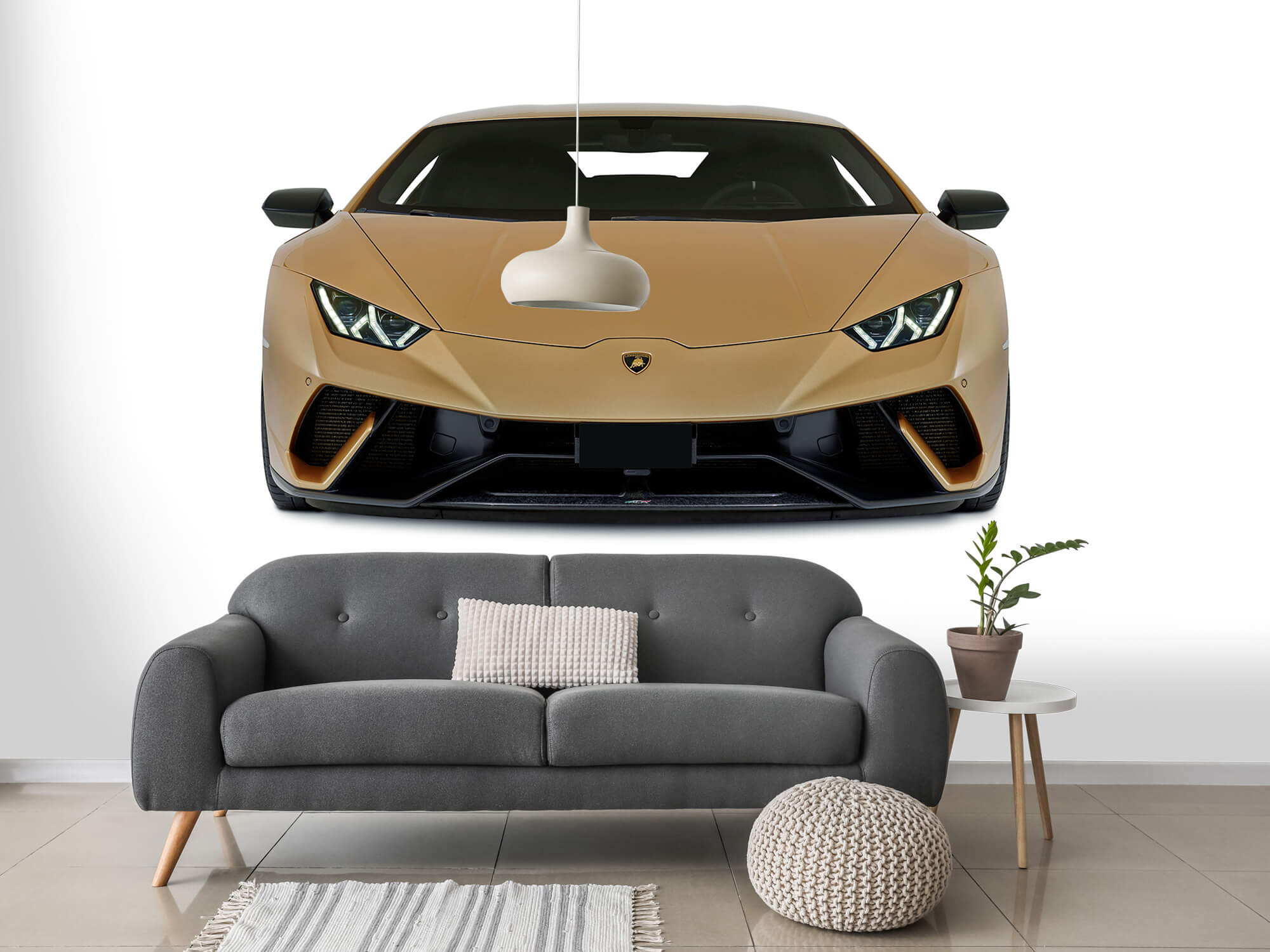 Wallpaper Lamborghini Huracán - Front, weiß 14