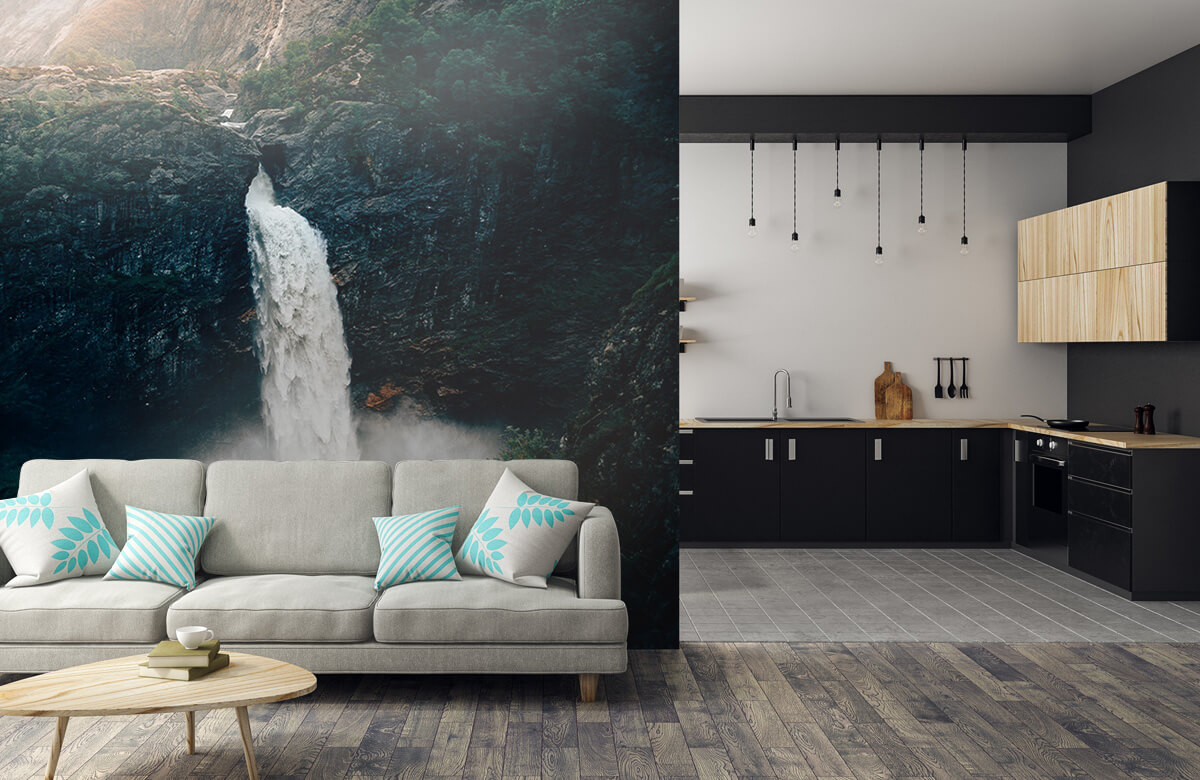 Wallpaper Beeindruckender Wasserfall 9
