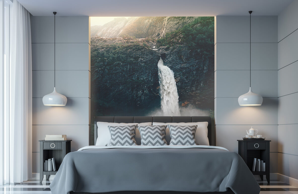 Wallpaper Beeindruckender Wasserfall 11