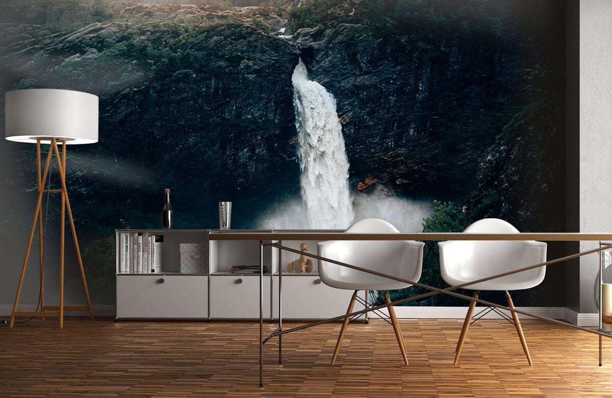 Wallpaper Beeindruckender Wasserfall 1