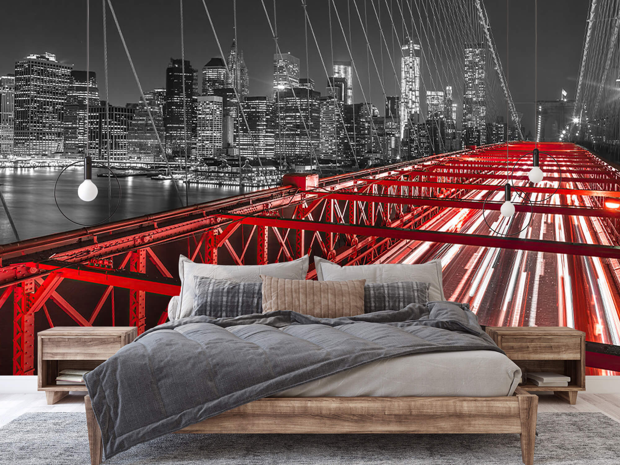  Rote Brooklyn-Brücke 3