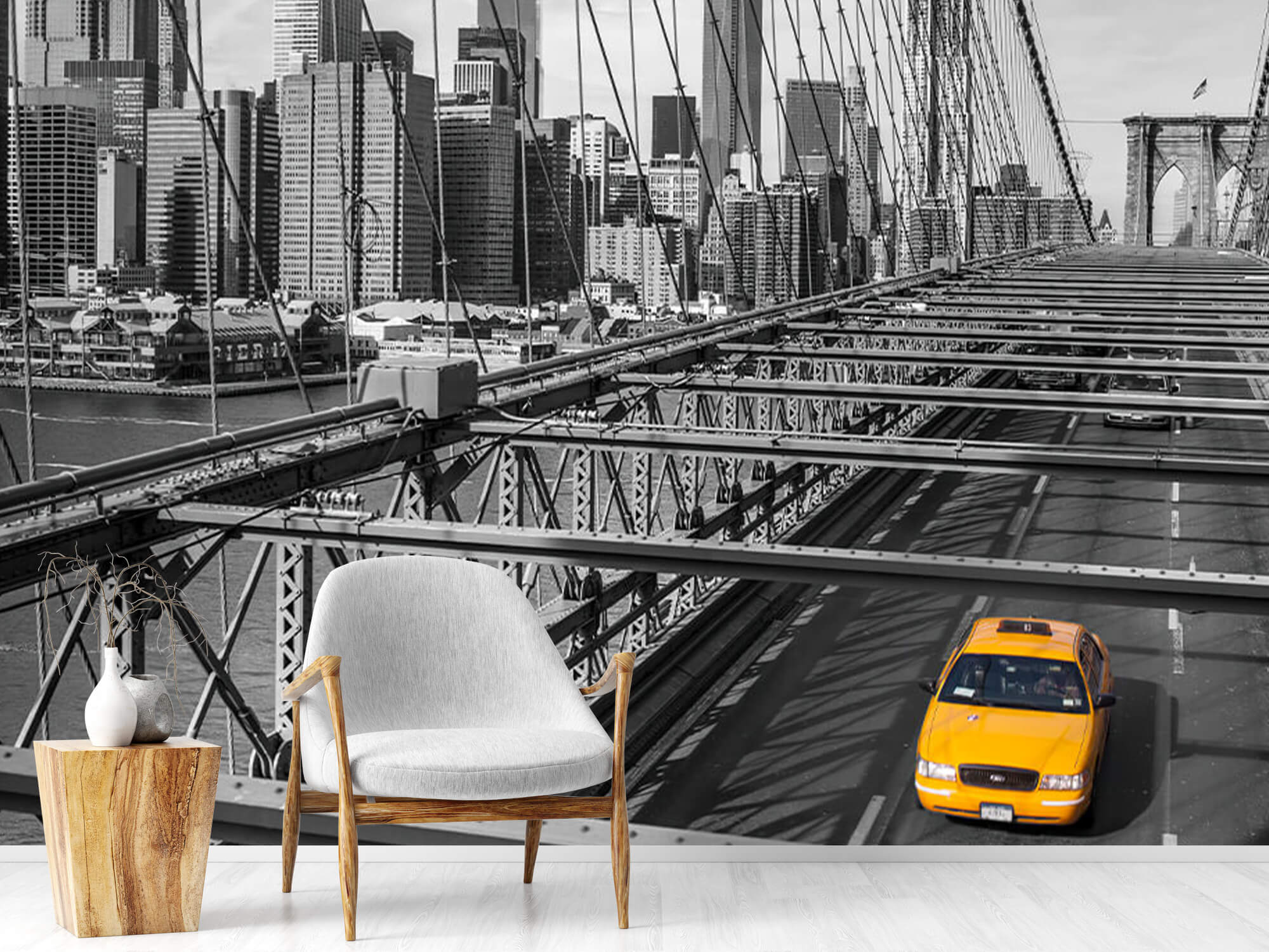  Ein Taxi über die Brooklyn-Brücke 2