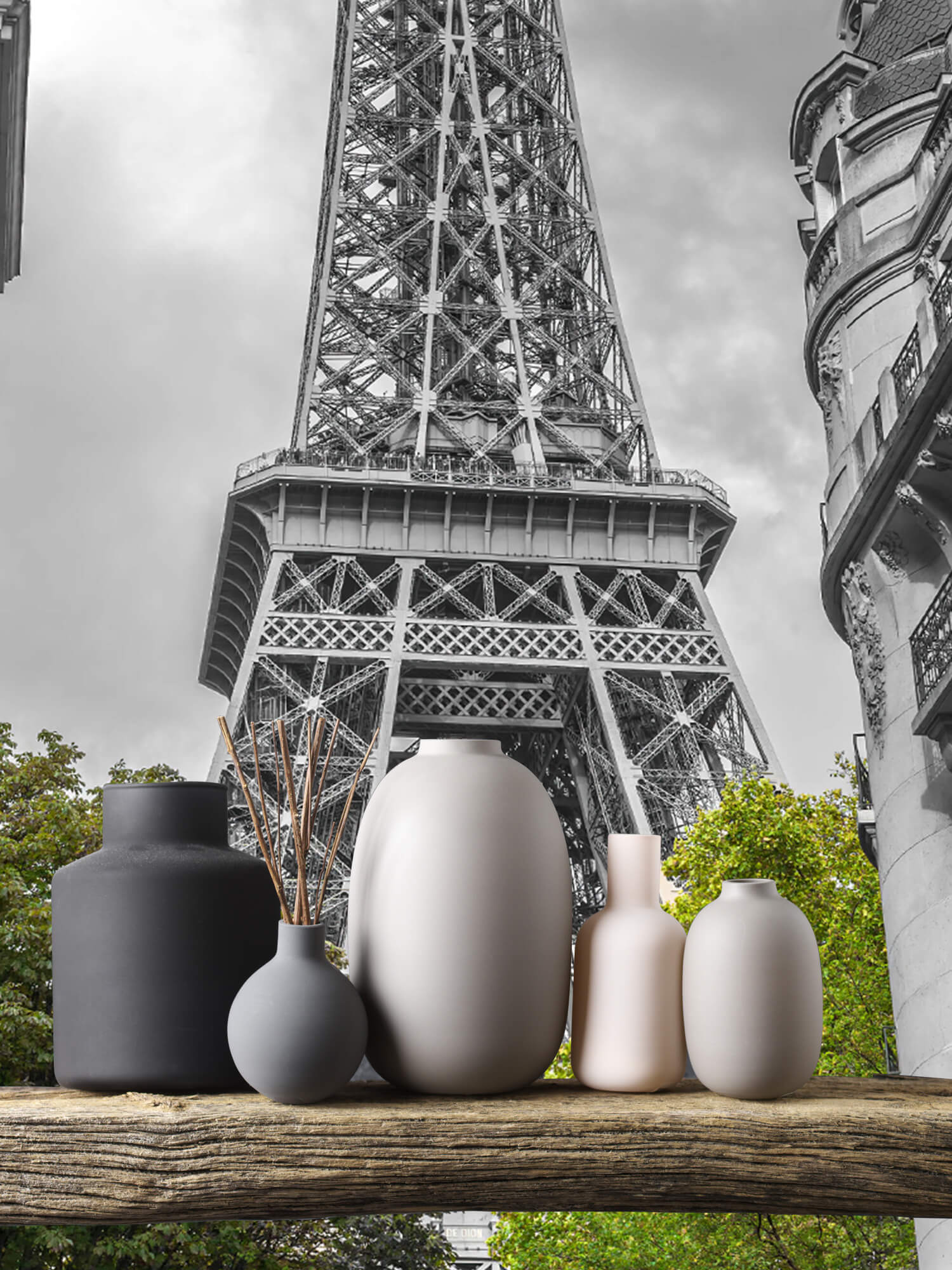  Eiffelturm schwarz und weiß 6